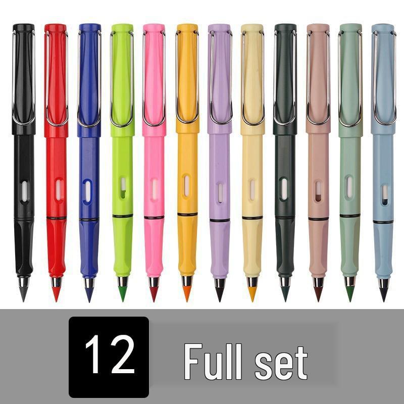 Eternal Pencil: Smudge-Free, Erasable, No Sharpening Needed - Perfect for Students & Children's Calligraphy Practice