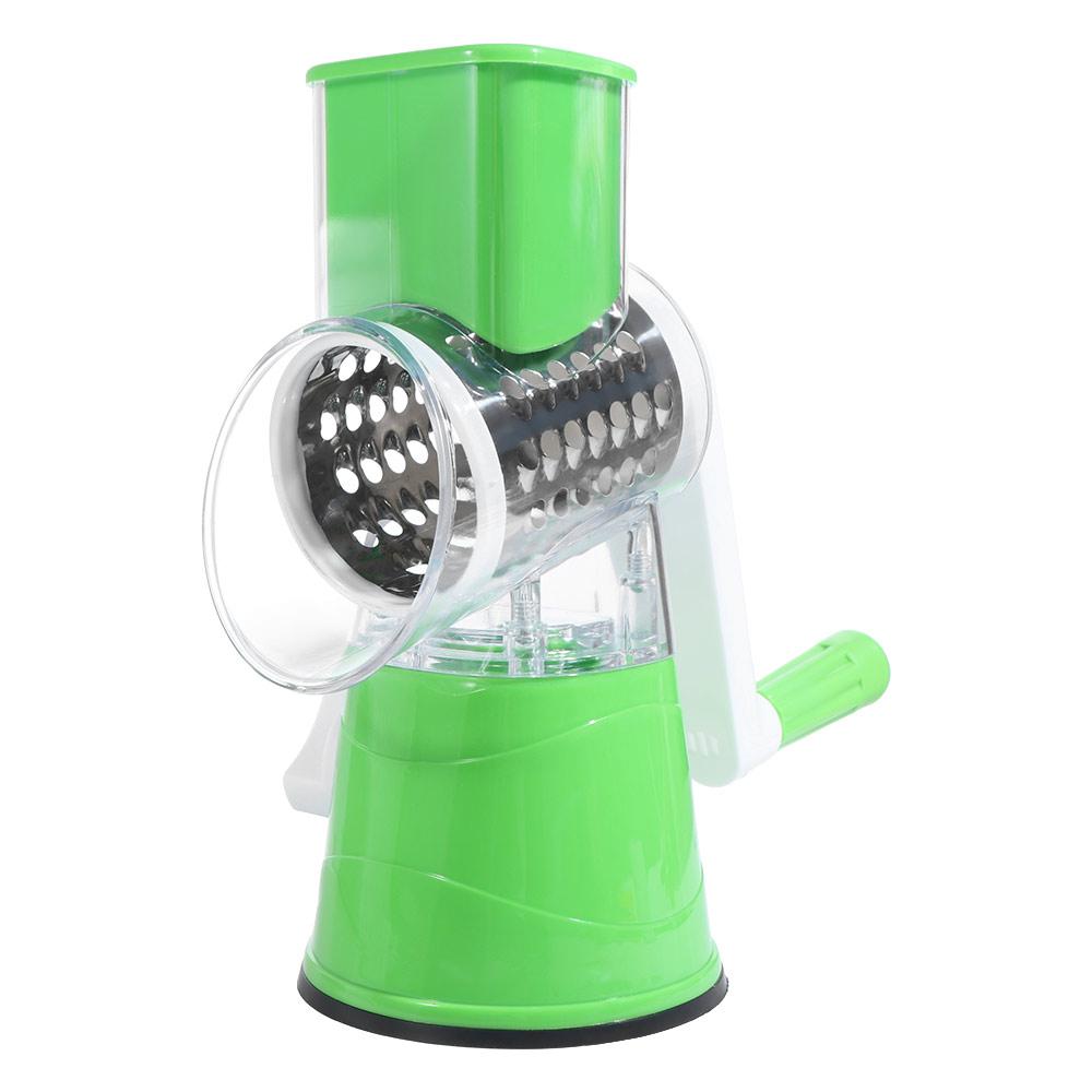 Stainless Steel Manual Rotary Vegetable Slicer Manual Rotary Kitchen Chopper  Home Cooking
