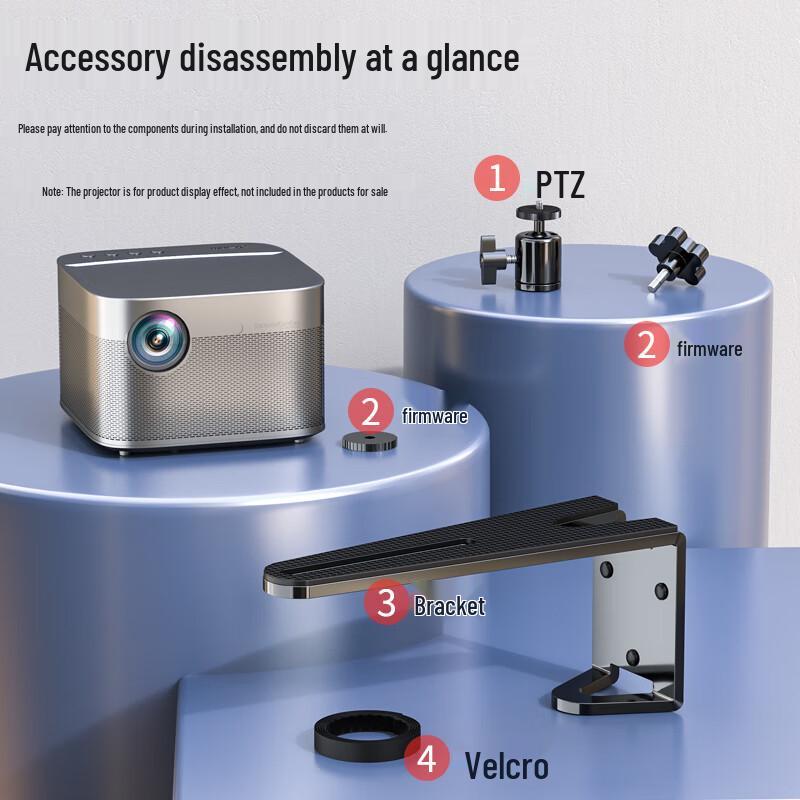 HAILE Настенное крепление для проектора для XGIMI, Nut, Dangbei и других