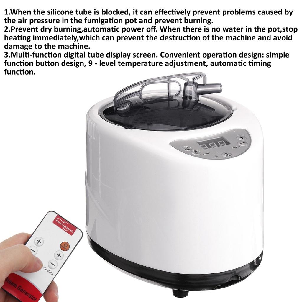 110V/220V Portable Sauna Bag Steam Shower Generator Infrared SPA Loss Weight Calories Burned Sauna Tent Room Shower Cabin