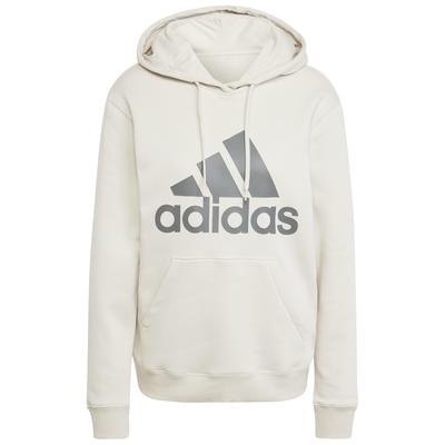 Женское белое худи adidas Essentials с большим логотипом