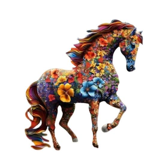 Подвеска Лошадь Акриловая 2D Реалистичная Подвеска Лошадь с Петлей для Подвешивания Украшение для Интерьера Автомобиля Подвеска для Подвешивания на Рождественскую Елку