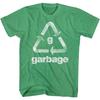 Garbage Recycle Garbage Music T-shirt Tops Tees Men's Women's Unisex
