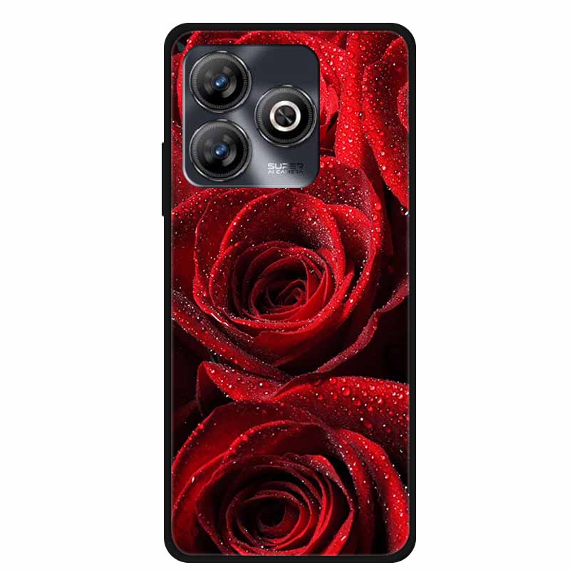 Phone Case For ZTE Blade A75 4G Back Cover Case Shockproof Black Silicone Soft Funda For ZTE Blade A75 4G Case A 75 6.6" Coque