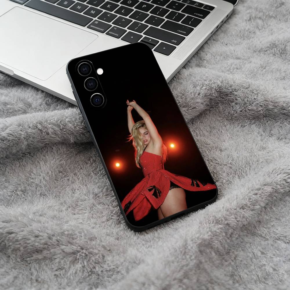 Addison- Rae Phone Case For Samsung Galaxy A73,A71 A72,A70,A53,A52,A51,Soft Silicone Black Cover