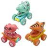 3Pcs Dinosaur Toys Pull Back Cars for 2-5 Year Old Boys, Dinosaur Monster Truck Toys for Child, Monster Trucks Christmas Birthday Gifts for Kids