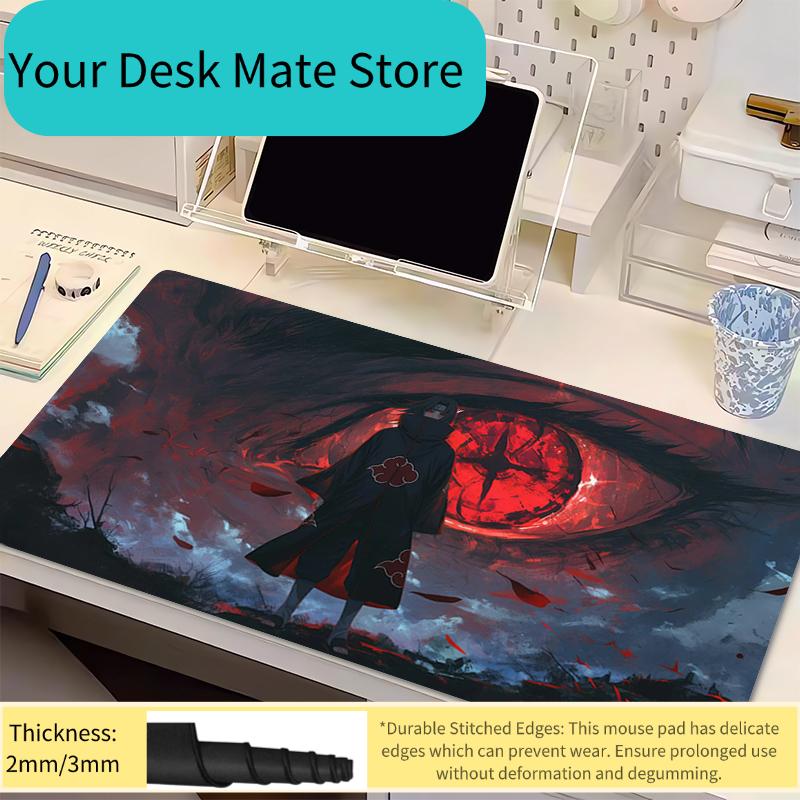 Mouse Pad Naruto Anime Gaming Accessories Large Mousepad Gamer PC Completo Computer Keyboard Pad Carpet Desk Mat Varmilo
