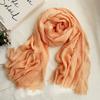 New Spring and Summer Scarf for Women Thin Medium-length Scarf for Art Retro Men Cotton Scarf
