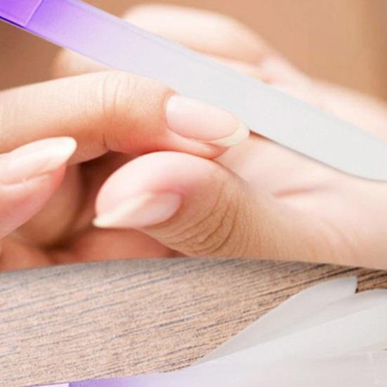 Пилочка для ногтей Yousheng из искусственного хрусталя, непористая, прочная, многоразовая, с красочным дизайном, маникюрная пилочка для здоровых ногтей