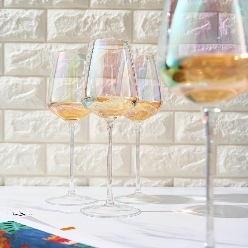 2 шт., очки, стеклянная чашка, бокалы для вина, скандинавский стиль, хрустальное стекло, u-образный графин, бытовой Радужный графин для вина, кухонные принадлежности