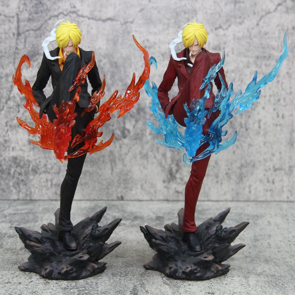 Новые аниме-фигурки One Piece 24 см Санджи Костюм Дьявола ПВХ Статуэтка Gk Модель Коллекция Украшение комнаты Детские игрушки Подарки на День защиты детей