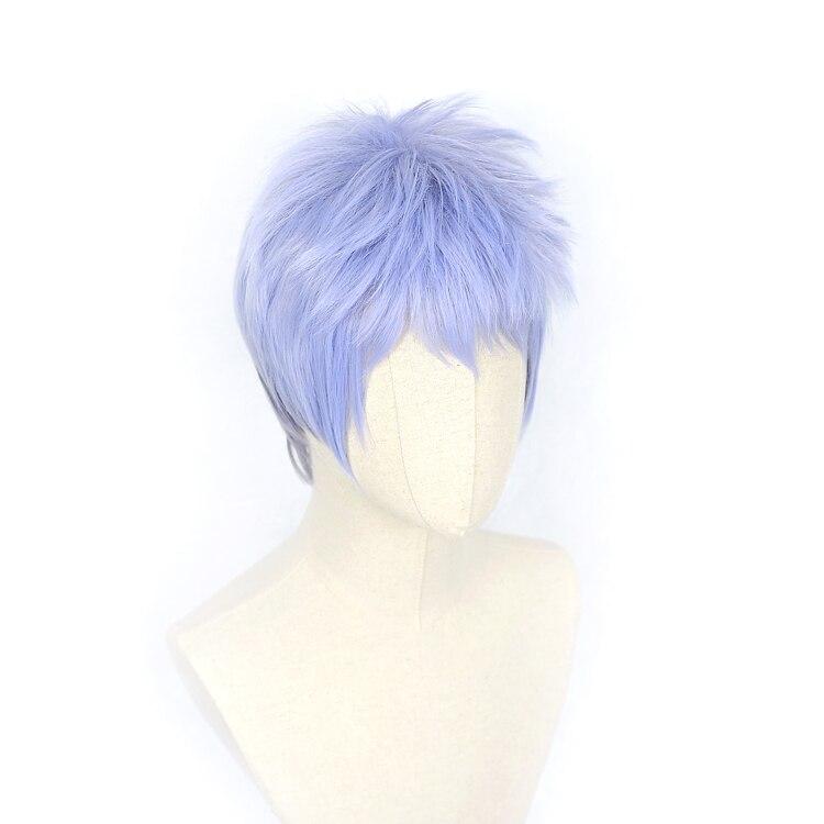 Токио Мстители Такаши Мицуя Косплей Парик Аниме Фиолетовый Градиент Короткие Волосы Тепло Синтетическое Волокно Волосы + Бесплатная Парик Кепка Мужчины