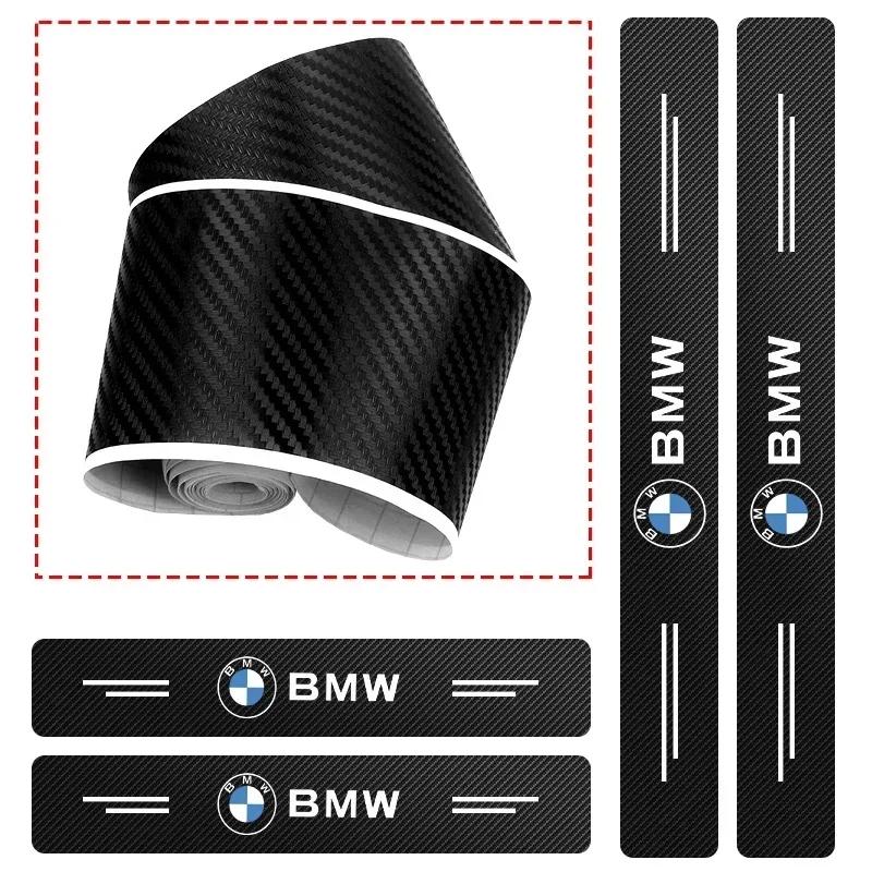 4 шт. Наклейки на пороги автомобиля из углеродного волокна Для BMW M M3 M5 F10 F30 F20 E28 E30 E34 E36 E39 E46 E91 Performance X1 X2 X5