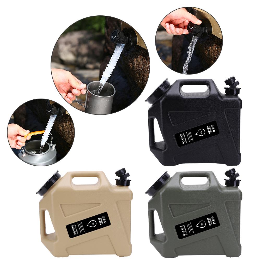 12 л контейнер для воды для кемпинга с краном, кувшин для хранения воды, резервуар для хранения воды большой емкости для автомобиля, автомобиля, для кемпинга на открытом воздухе