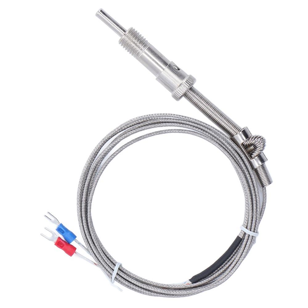 Compression Spring K Type Thermocouple Shielded Wire Temp Measuring Probe Temperature Measuring