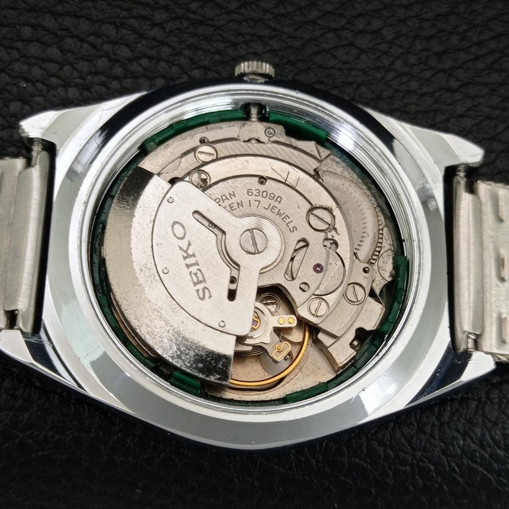 АВТОМАТИЧЕСКИЕ ВИНТАЖНЫЕ ВОССТАНОВЛЕННЫЕ МУЖСКИЕ ЧАСЫ SEIKO 5 ЯПОНИЯ ЧЕРНЫЙ ЦИФЕРБЛАТ a444471-1