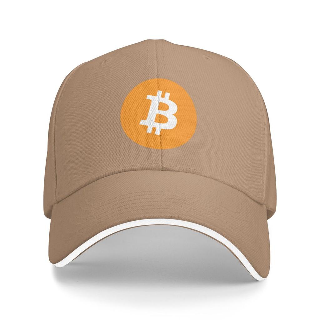 Unisex Baseball Hats Bitcoin Icon Cryptocurrency Art Outdoor Streetwear Summer Sports Baseball Caps Hip Hop Cap Casquette Hats