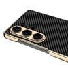 Case for Samsung Galaxy S26 Ultra, Electro Frame Leather, with stand, carbon black