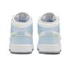 Детские кроссовки Air Jordan 1 Mid SE GS Glitter Swoosh Blue Blue-Tint Summit-White FQ9117-400