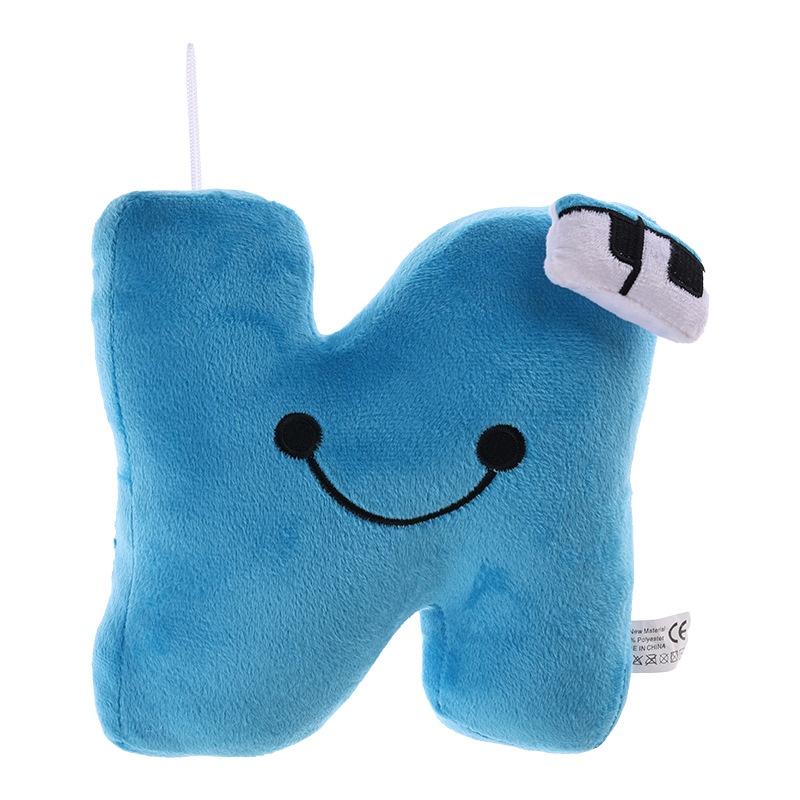 Плюшевая игрушка-подушка в виде русской буквы из Alphabet Lore для детей, мягкая и приятная на ощупь кукла-мягкая игрушка