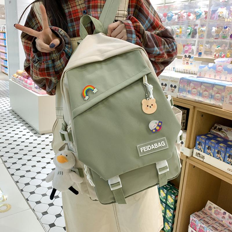 Новый стиль рюкзака для девочек, учеников младших классов, студентов колледжей, старшеклассников, рюкзаки большой вместимости