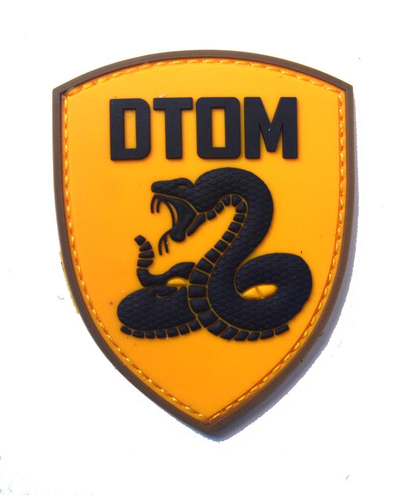 Моральный патч Gadsden Snake DTOM - ПВХ Велкро на липучке