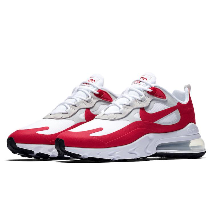 Nike Air Max 270 React Белый Университетский Красный CW2625-100