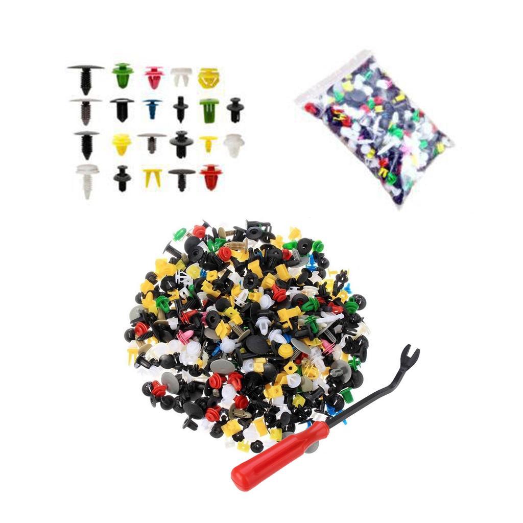 Auto Clip Car Nylon Bumper Fender Trim Mixed Rivets Panel-Shield Engine Cover Retainer Most Popular Sizes & Application