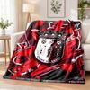 Braga FC Printed Flannel Blanket Warm Comfort Bed Throw For Indoor Home Decoration