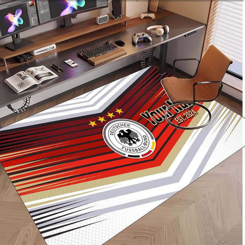 Personalized Crystal Velvet Carpet Germany national football team Pattern Non Slip Floor Rug