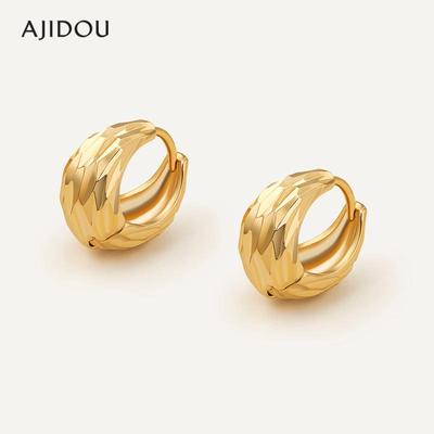 Модные Золотые Серьги Ajidou
