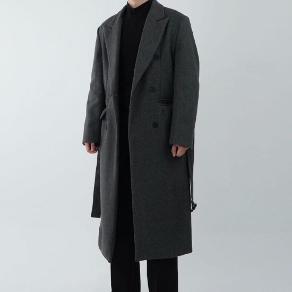 Onl Men Wool Double Coat Long Coat