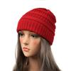 New Autumn And Winter Wool Cap European And American Women's Capped Cap Warm Knitted Cap Simple Solid-Coloured Cap