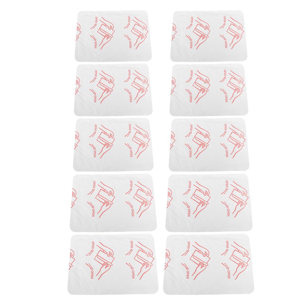 10PCS Body Warmer Long Lasting Up To 10 Hours Adhesive Backing Hand Warmer Pad for Outdoor Fishing Camping Hiking