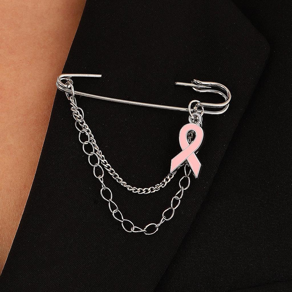 Ожерелье в знак осведомленности о раке молочной железы и Браслет для профилактики СПИДа с значком красной ленты