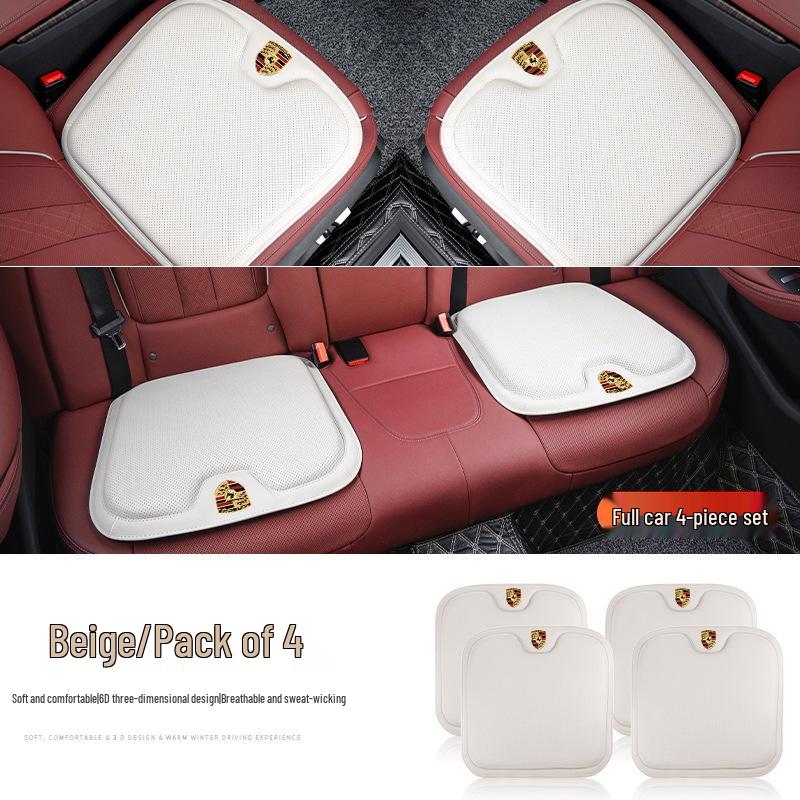 Porsche Seat Accessories: Year-Round Cushions & Lumbar Supports for Cayenne, Macan, Panamera, 718