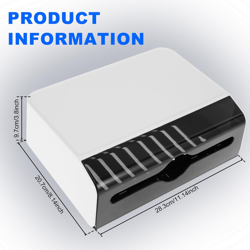 Держатель для бумажных полотенец, настенный ящик, диспенсер для бумажных полотенец, неперфорированный ящик для хранения туалетной бумаги в ванной