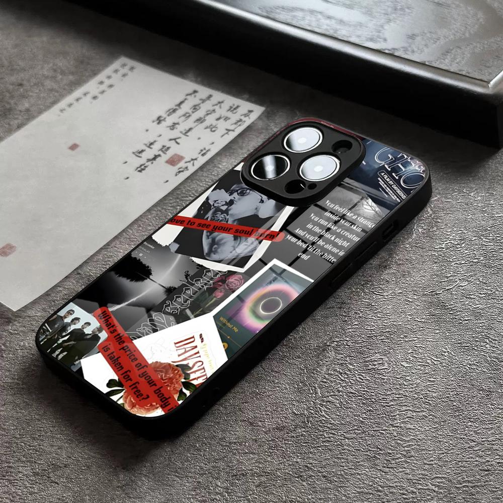 Чехол для телефона с ремешком Dayseeker для 17 Pro Max IPhone 16 Pro 15 12 11 13 Mini X XR XS 14 Plus SE Стеклянная крышка