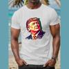 Мужская мода Трамп Дональд Трамп Сторонник 3D Печать Футболка Мода O-образный вырез короткий рукав Повседневные мужские футболки