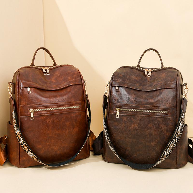 Рюкзак женский Advanced Sense большой емкости сумка для поездок на работу модная повседневная женская сумка из искусственной кожи