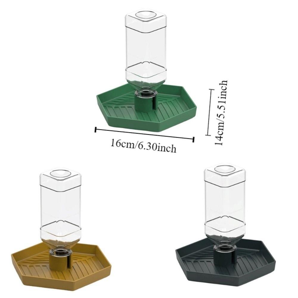 Anti-slip Reptiles Water Feeder Detachable Stable Automatic Water Dispenser Plastic Turtle Water Bowl for Amphibians