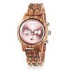 BOBO BIRD Women's Wooden Watch, Lightweight Quartz Analog Display with Date Display, Fashionable Wooden Watch (P18-3)