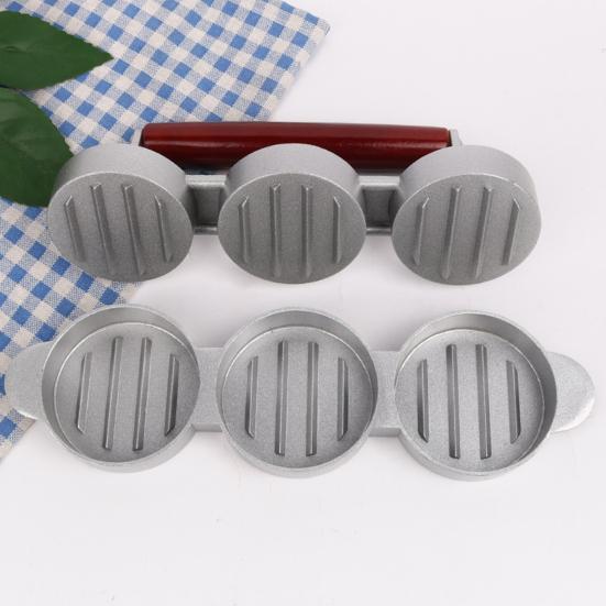 Пресс для бургеров, пресс для котлет из алюминиевого сплава, пресс-форма для гамбургеров, рыбных котлет, для мяса, говядины, овощей, бургеров, гриля, барбекю, кухонный инструмент