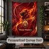 Wall Tapestry Galatasaray FC Print Custom Name Text Wall Hanging Home Decor