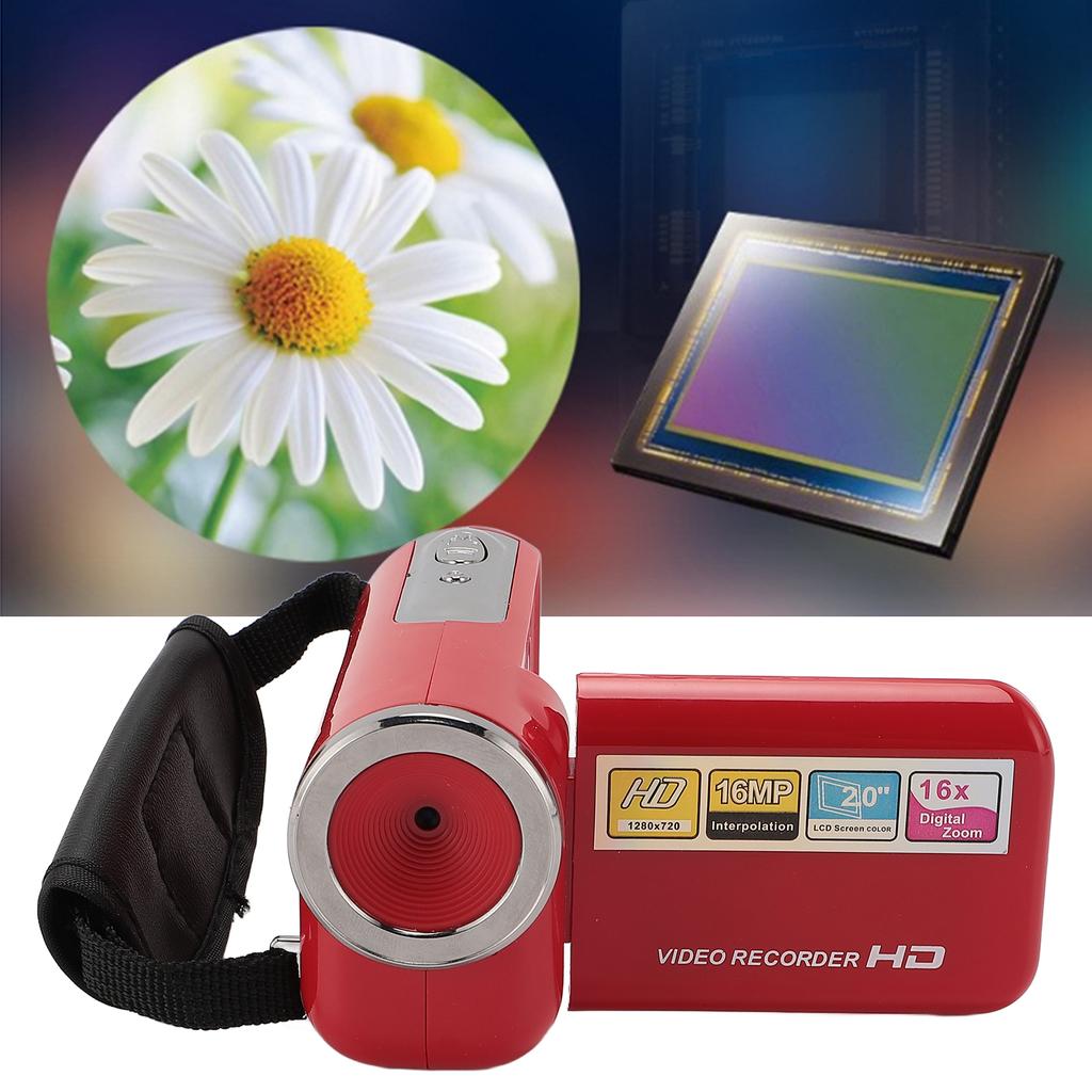 Цифровая видеокамера рекордер 1080P HD 16MP портативная DV видеокамера 16X цифровой зум 2-дюймовый экран