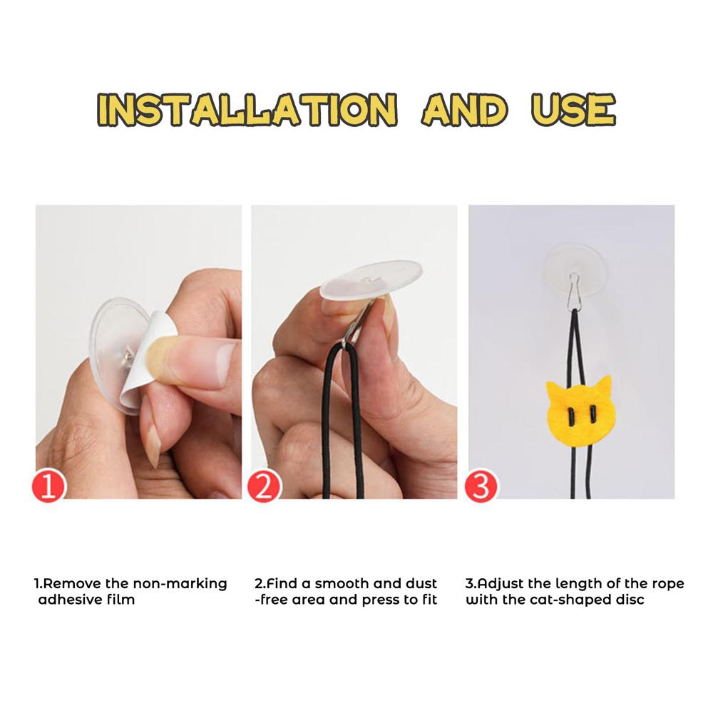 Игрушки для кошек, живущих в помещении, для взрослых котят, 2 шт., интерактивные игрушки для кошек-мышек, подвешиваемые на дверь, с пищащим звуком и хвостом-перышком