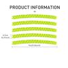 20 шт. светоотражающая наклейка на ступицу колеса автомобиля, предупреждающая наклейка на шину, 3D трехмерная балансировочная автомобильная наклейка, персонализированное украшение