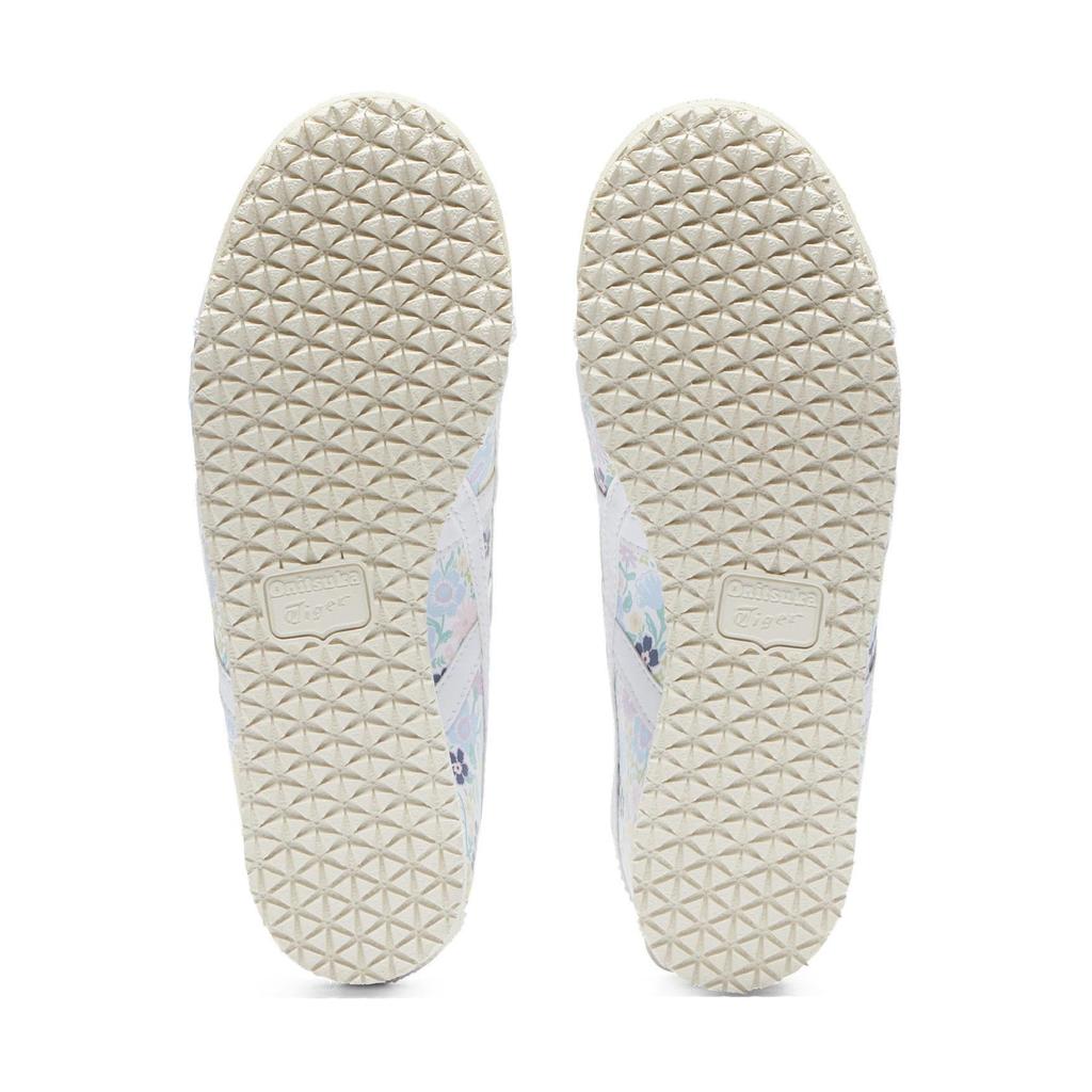 ONITSUKA TIGER Mexico 66 Удобные Модные Нескользящие Амортизирующие Низкие Повседневные Кроссовки Детские кроссовки Белый Синий 1184A211-100