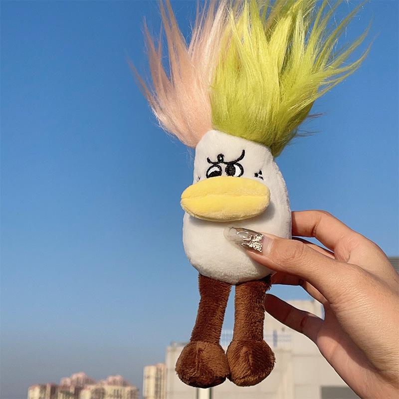 Новый Уродливый Милый Смешной Брелок в виде Жареного Овоща, Кукла-Рот Толстой Кишки, Подвеска для Сумки, Праздничный Подарок