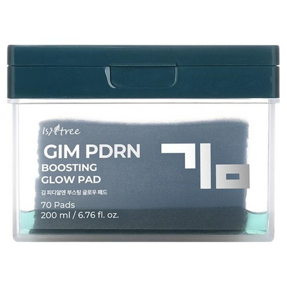 ISNTREE Gim PDRN Boosting Glow Pad 200 мл 70 шт. - Glow Pad Увлажнение, Корейский